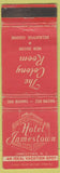 Matchbook Cover - Hotel Jamestown NY WEAR