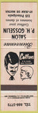 Matchbook Cover - Salon PH Gosselin Men's Barber Salon ST Jean De Matha QC