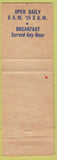 Matchbook Cover - Marquard's Restaurant Menlo Park CA gilrie