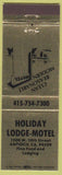 Matchbook Cover - Holiday Lodge Motel Antioch CA