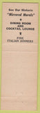 Matchbook Cover - El Dorado Hotel Sonoma CA green
