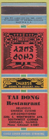 Matchbook Cover - Tai Dong Chinese Restaurant Chicago IL