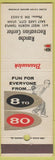 Matchbook Cover - Rancho Rec Bowling Salt Lake City UT Brunswick