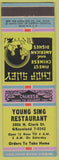 Matchbook Cover - Young Sing Chinese Restaurant Chicago IL