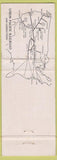Matchbook Cover - Union Pacific Railroad Be Specific CREASED