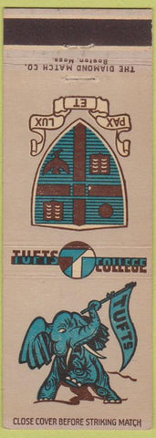 Matchbook Cover - Tufts College Medford MA