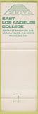 Matchbook Cover - East Los Angeles College Huskies CA