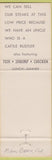 Matchbook Cover - Mr Angus Black Angus Steak House