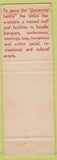 Matchbook Cover - Kent State Union University 1960
