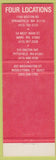 Matchbook Cover - Debbie Wong Chinese Restaurant Springfield Ware MA girlie