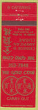 Matchbook Cover - The Gold Coin Chinese Restaurant Southfield MI