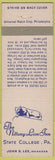Matchbook Cover - Nittany Lion Inn State College PA Penn