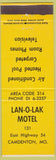 Matchbook Cover - Lan O Lak Motel Camdenton MO yellow