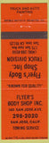 Matchbook Cover - Flyer's Body Shop San Jose CA