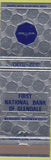 Matchbook Cover - First National Bank Glendale Milwaukee WI
