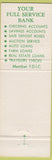 Matchbook Cover - Ripon State Bank Fairwater Brandon WI