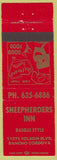 Matchbook Cover - Sheephearders Inn Rancho Cordova CA