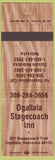 Matchbook Cover - Ogallala Stagecoach Inn Ogallala NE