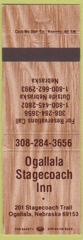 Matchbook Cover - Ogallala Stagecoach Inn Ogallala NE