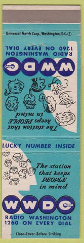 Matchbook Cover - WWDC Radio Washington DC