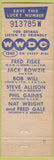Matchbook Cover - WWDC Radio Washington DC