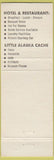 Matchbook Cover - Glenn Rich Hotel Gakona AK WEAR