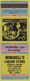 Matchbook Cover - Winchell's Liquor Store Albany NY