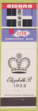 Matchbook Cover - Queen Elizabeth Coronation New Zealand Duroid