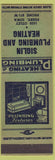Matchbook Cover - Siglin Plumbing Heating Perry IA
