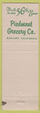 Matchbook Cover - Piedmont Grocery Co Oakland CA
