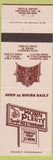 Matchbook Cover - Horn Of Plenty Restaurant Chesterfield Township MI