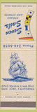 Matchbook Cover - Seven Sails Restaurant San Jose CA