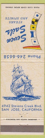 Matchbook Cover - Seven Sails Restaurant San Jose CA