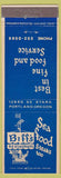 Matchbook Cover - Biff's Restaurant Portland OR