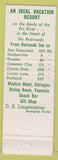 Matchbook Cover - Hartsook Inn Piercy CA
