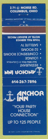 Matchbook Cover - Anchor Inn Columbus OH