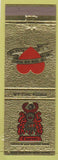 Matchbook Cover - Curtis Hotels Birmingham AL Meridian MS Charlotte NC