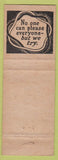 Matchbook Cover - Alpine Motel Banff National Park