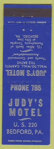 Matchbook Cover - Judy's Motel Bedford PA
