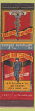 Matchbook Cover - High Art Men's Clothes JB Strauss Little Neck AR