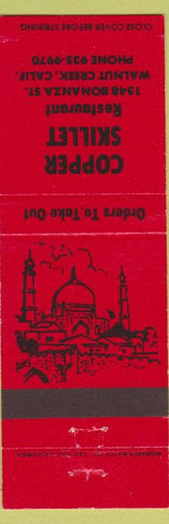 Matchbook Cover - Copper Skillet Restaurant Walnut Creek CA