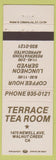 Matchbook Cover - Terrace Tea Room Walnut Creek CA