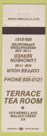 Matchbook Cover - Terrace Tea Room Walnut Creek CA