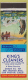 Matchbook Cover - King's Cleaners Los Nietos CA