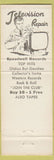 Matchbook Cover - Speedwell TV Electronics City of Industry CA