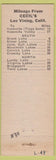 Matchbook Cover - Cecil's Sport Goods Lee Vining CA boat motors hardware