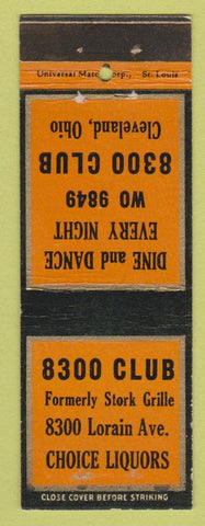 Matchbook Cover - 9300 Club Cleveland OH