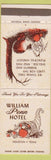 Matchbook Cover - William Penn Hotel Houston TX