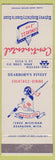 Matchbook Cover - Continental Congress Inn dearborn MI