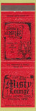 Matchbook Cover - Misty Lounge Lincoln NE